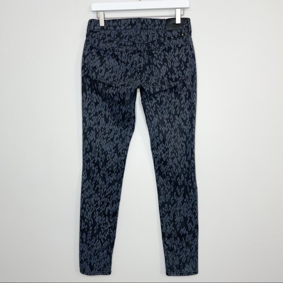 Lucky Brand Charlie Skinny Cheetah Print Jeans Size 28 - Picture 7 of 9